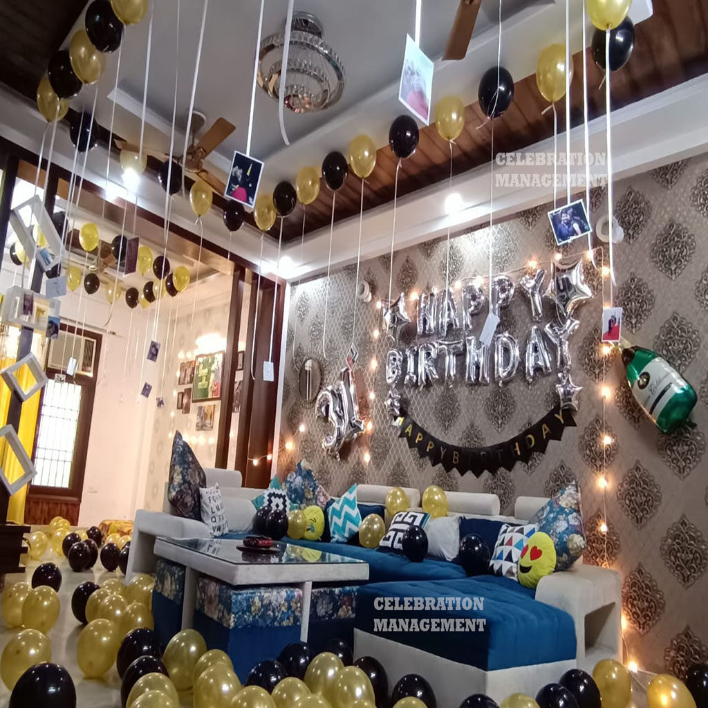 Birthday Decoration in Hall