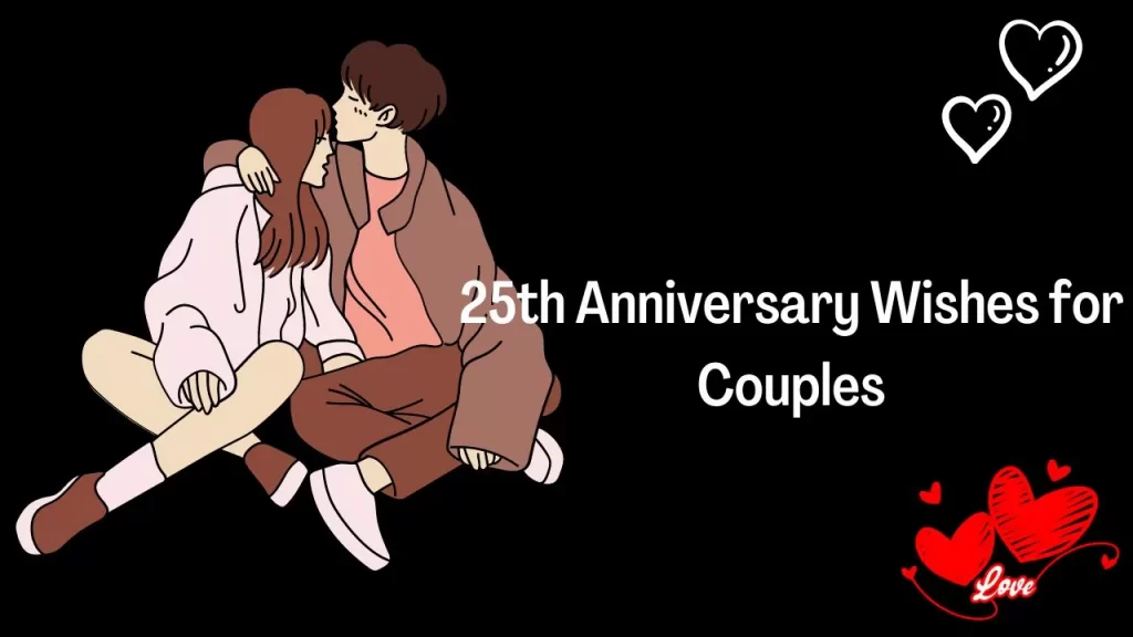 25th Anniversary Wishes for Couples