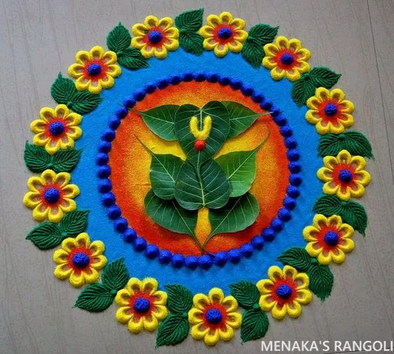 Rangoli Decoration for Diwali