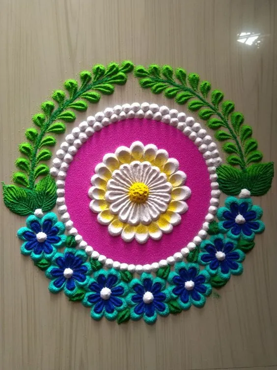 Rangoli Decoration for Diwali