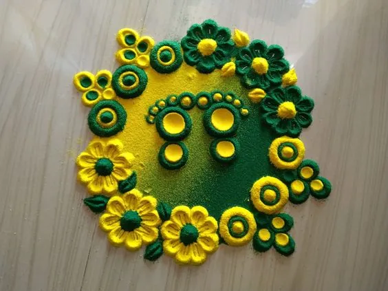 Rangoli Decoration for Diwali