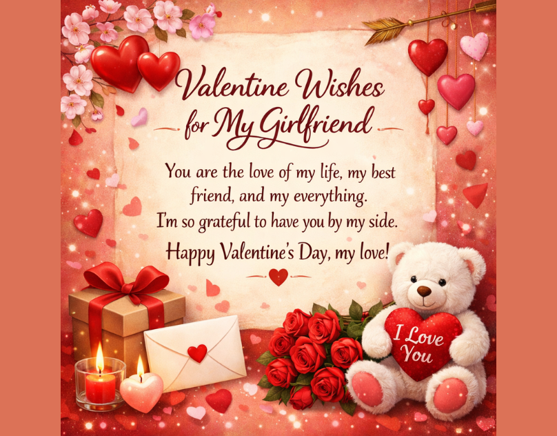 valentine wishes for girlfriend