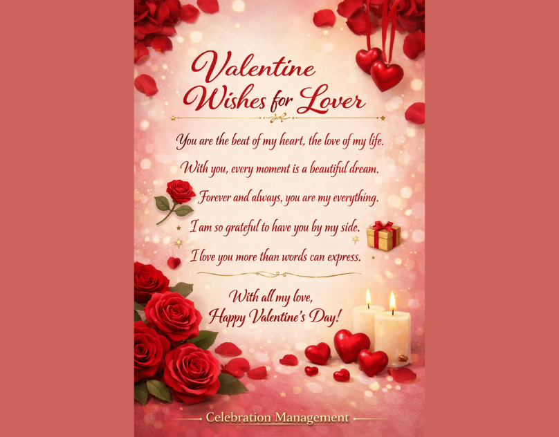 valentine wishes for lover