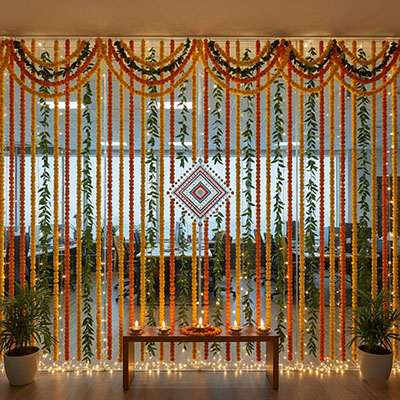 Floral Office Wall Decoration