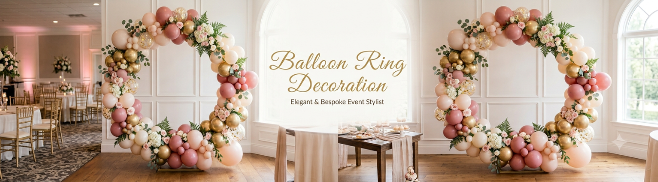 Balloon Rings Decoration at Home  Noida