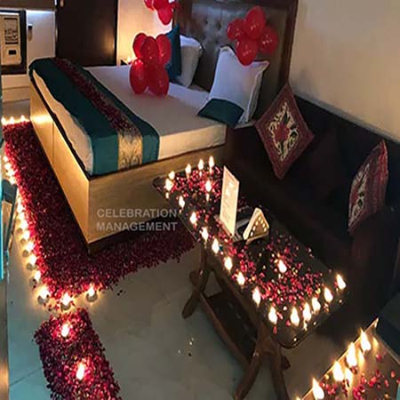 Rromantic Bed Decoration for Wedding Night