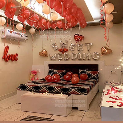 Book First Night Decoration at Home | Wedding Night Decorations