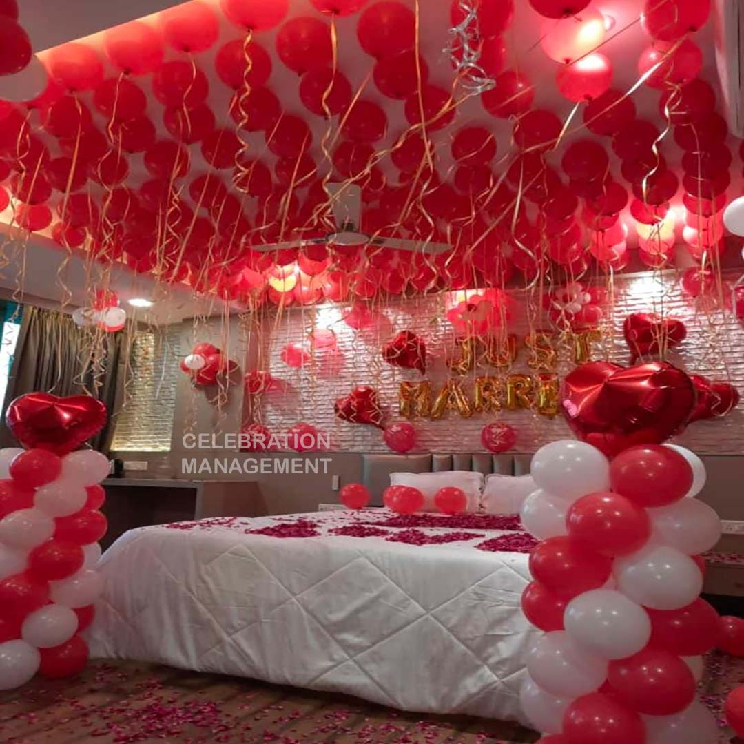 Best First Night Bedroom Decoration service in Hyderabad