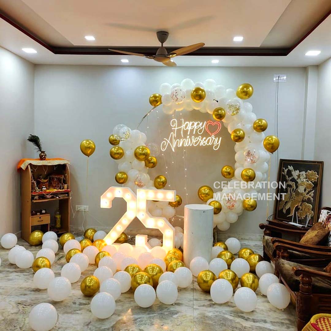  25th Anniversary Decoration Noida