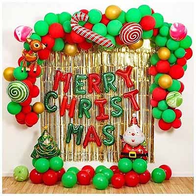 Merry Christmas Balloon Decoration