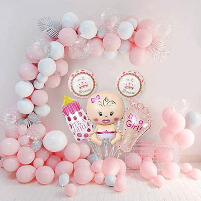Pastel Pink Welcome Baby Decoration