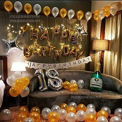 Birthday Room Decorations | Room Decoration for Birthday at Home