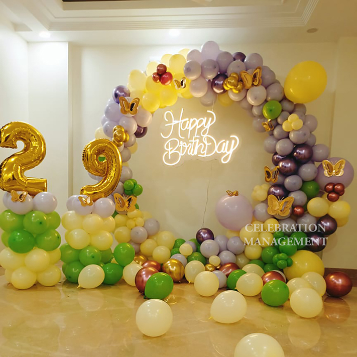 Colorfull Pastel Balloon decor
