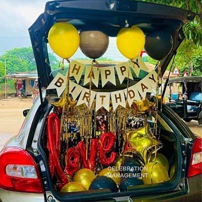 Car Trunk Birthday Surprise