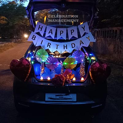 Buy/Send Lightening Car Boot Surprise for Birthday Celebration at