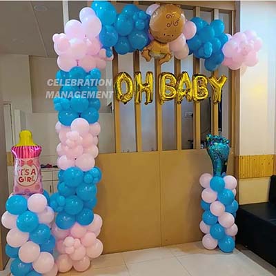 Oh Baby Balloon Decoration at Home