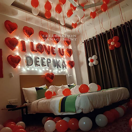 I Love You Balloon Room Decoration 