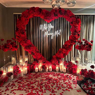 Romantic Proposal Decoration