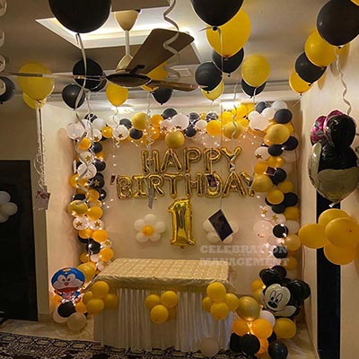 Magical First Birthday Decoration at Home