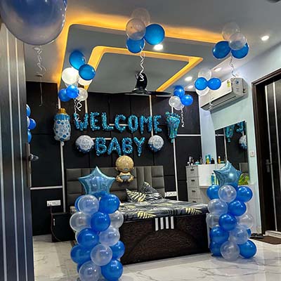 Room Decoration for Welcome Baby Boy