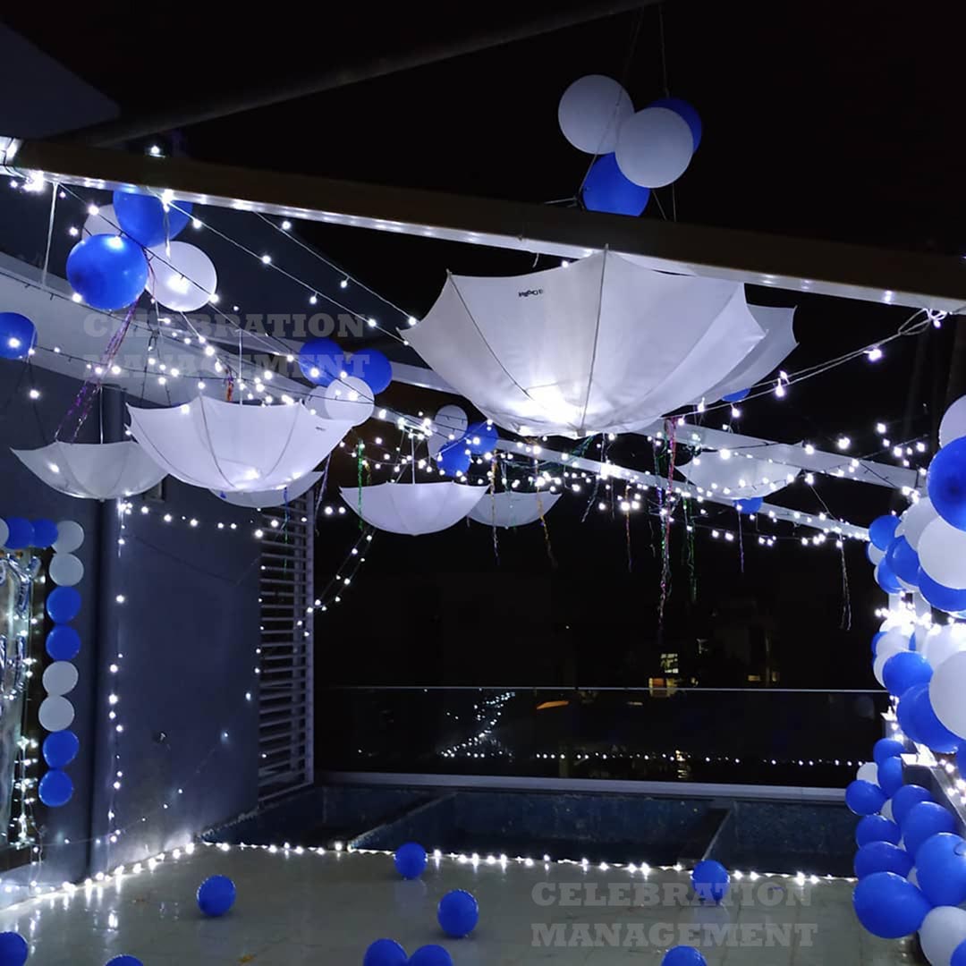 Umbrella Decoration on Terrace