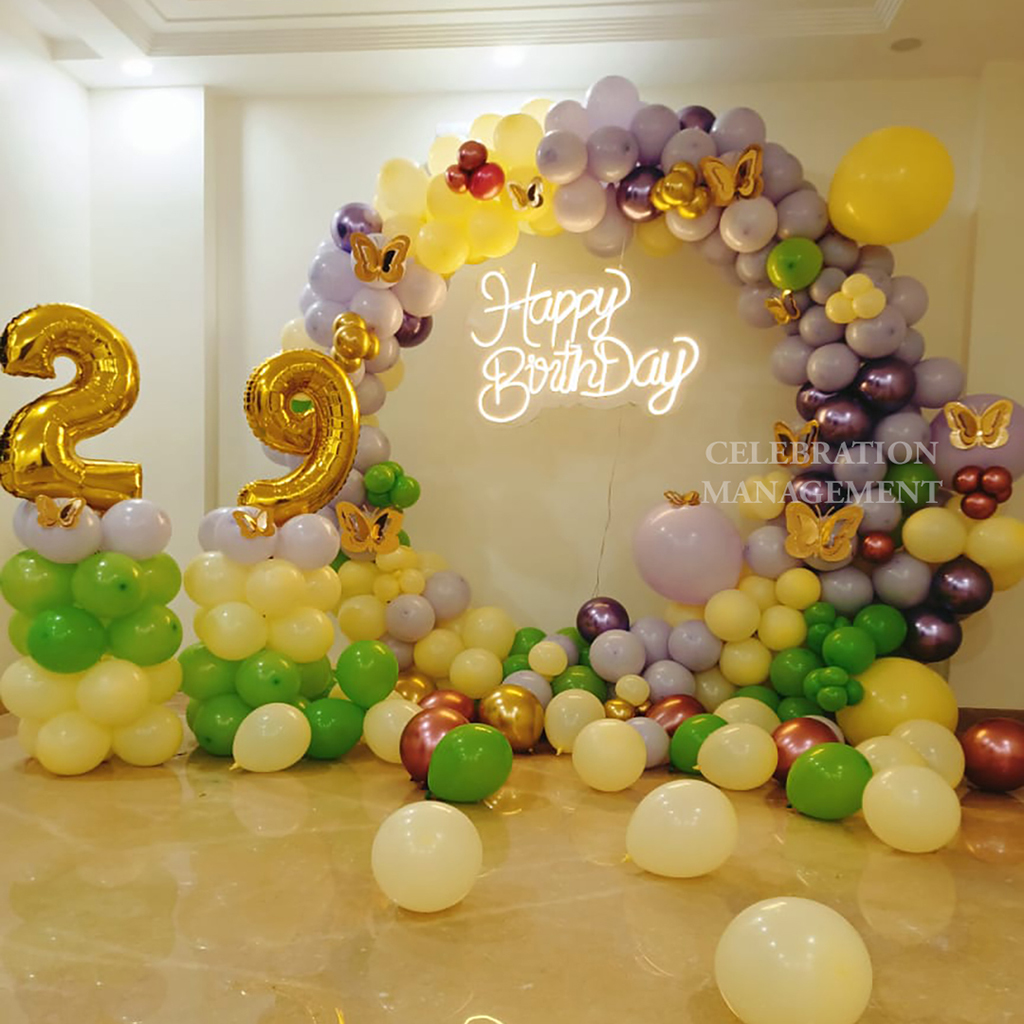 Colorfull Pastel Balloon decor