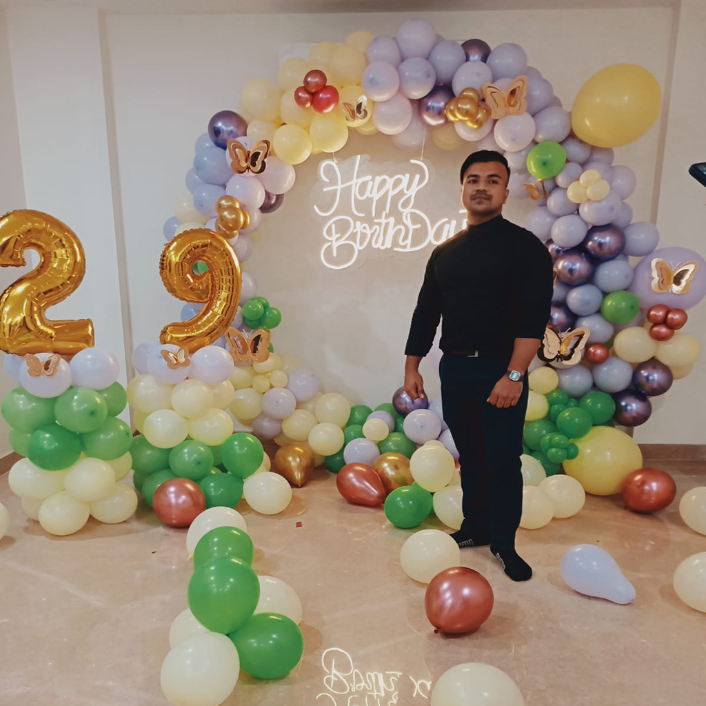 Colorfull Pastel Balloon decor