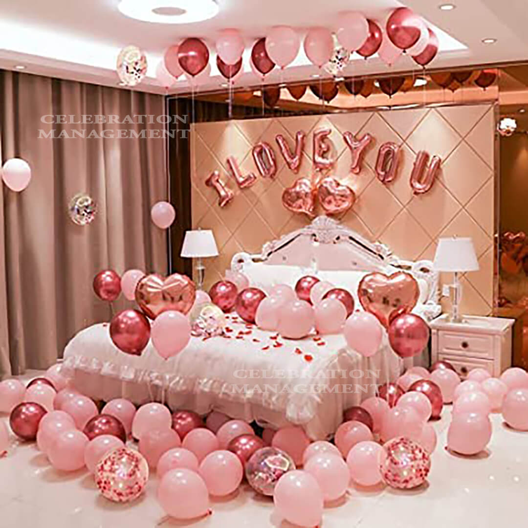 Rose Gold Love Theme Decor