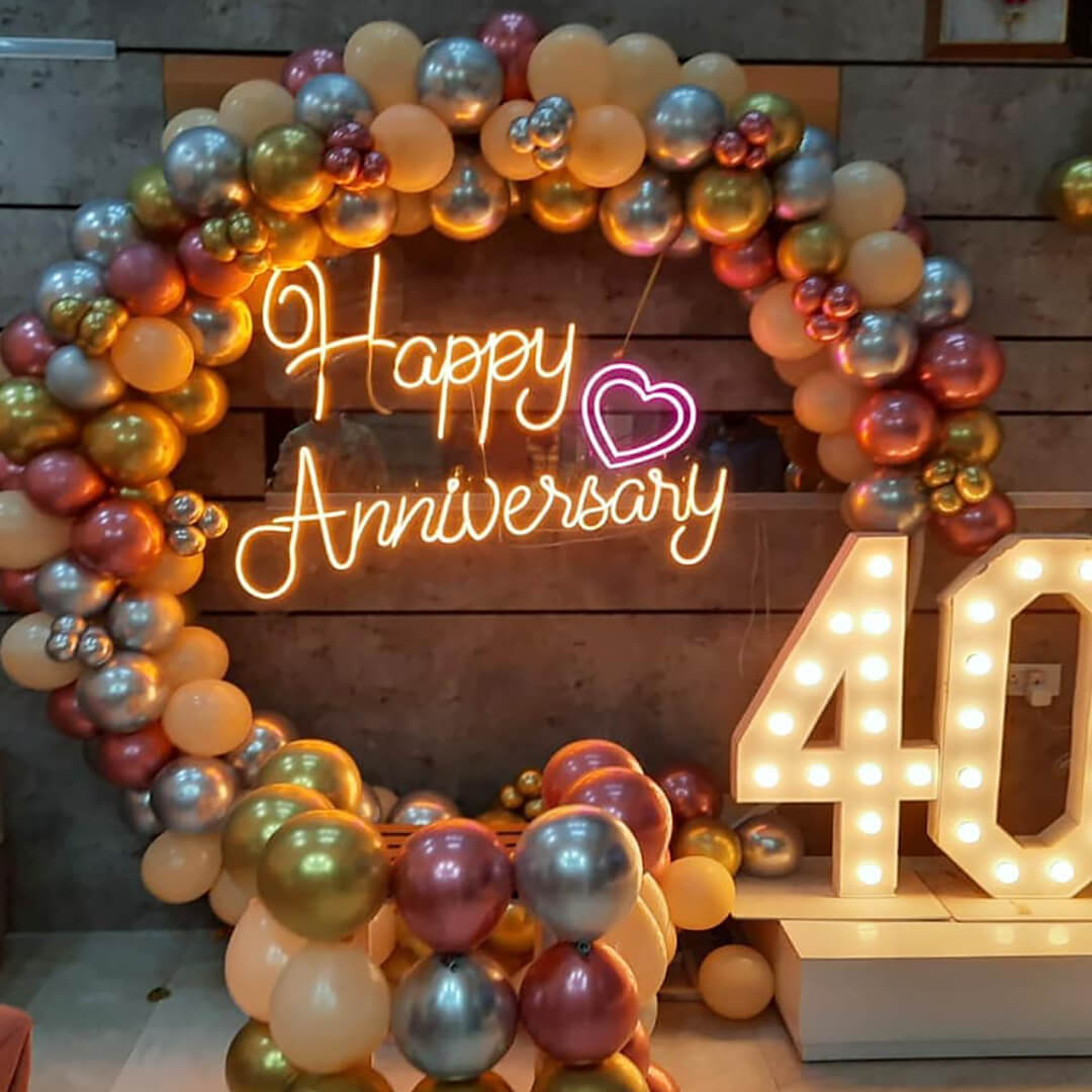 Exclusive Anniversary Ring Decoration 