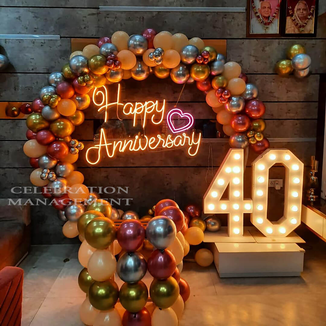 Exclusive Anniversary Ring Decoration 