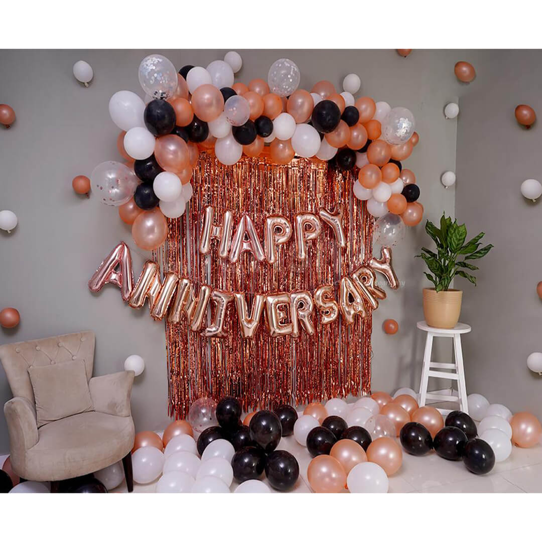 Curtain Anniversary Decoration