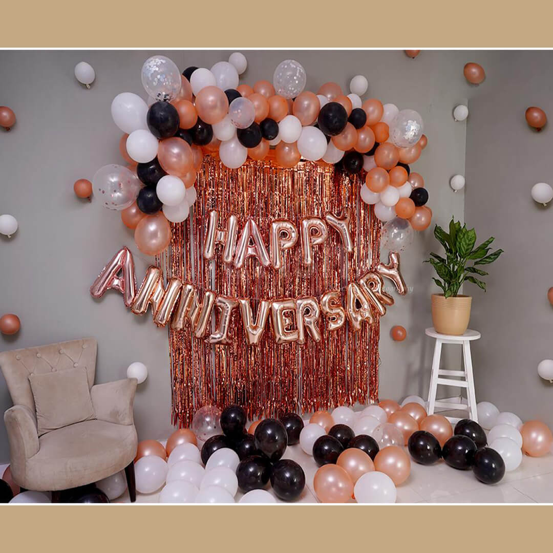 Curtain Anniversary Decoration