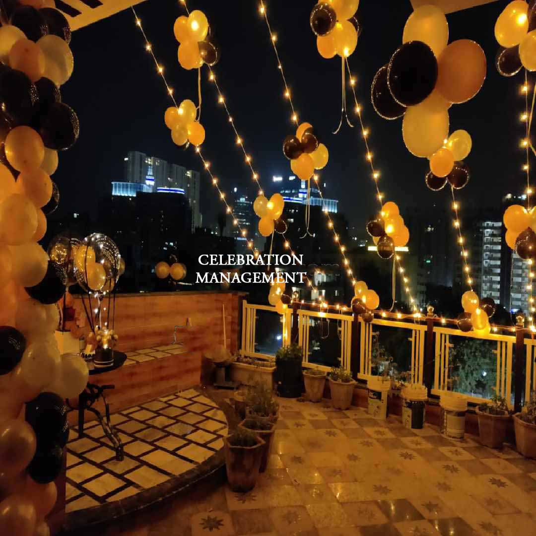 Terrace Decoration for Birthday