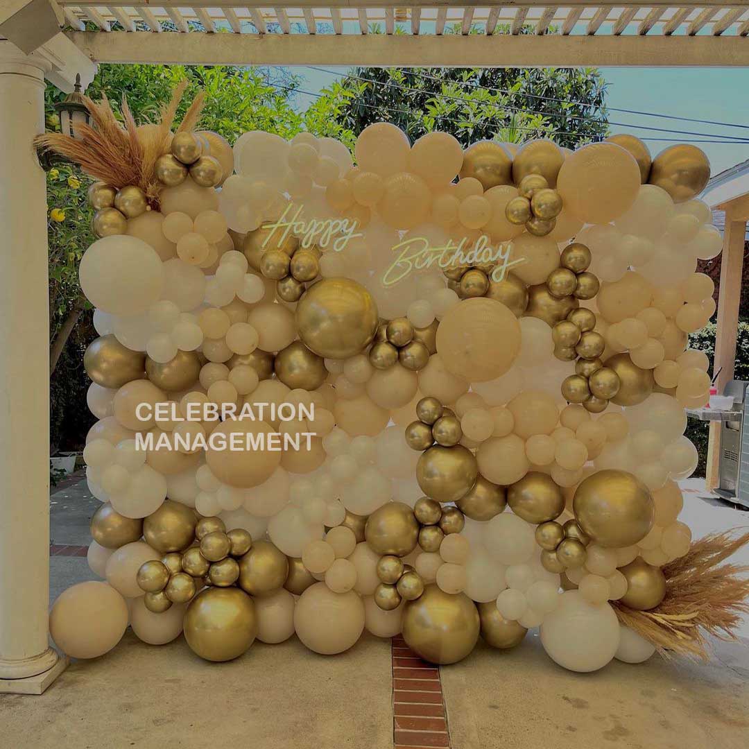 Birthday Balloon Wall Decoration