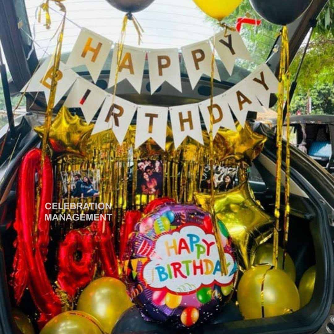 Car Trunk Birthday Surprise