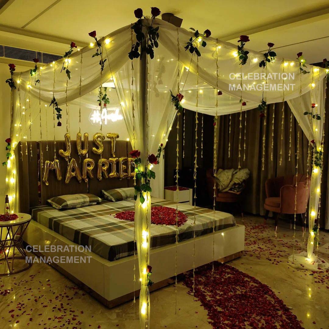 Suhagrat Room Decoration
