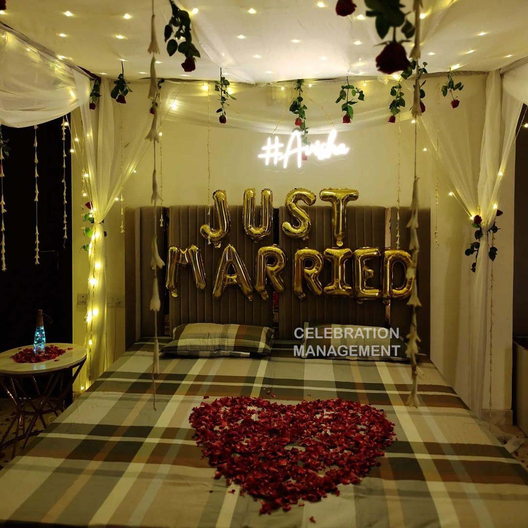 Suhagrat Room Decoration