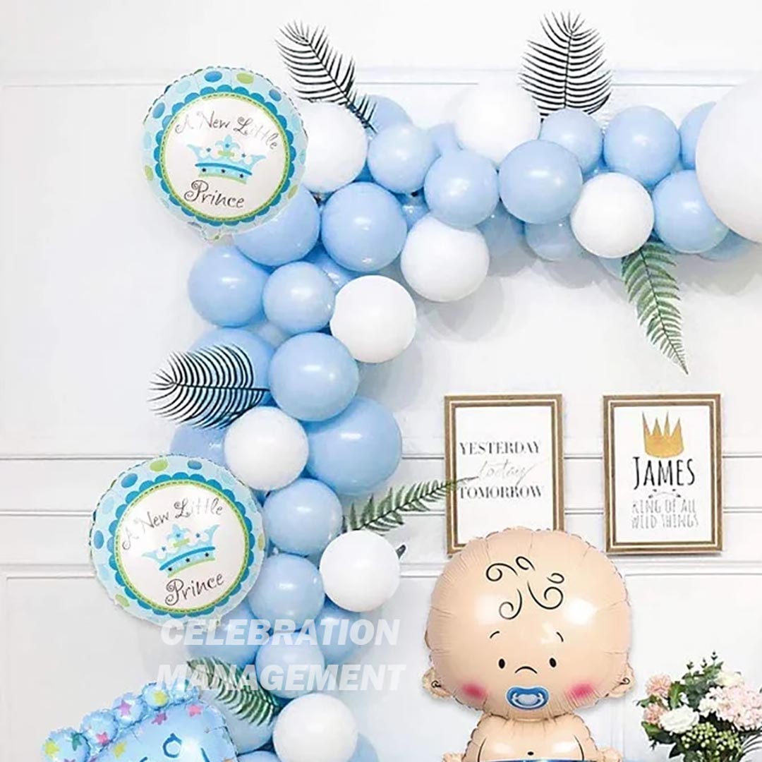 Pastel Blue Welcome Baby Decoration