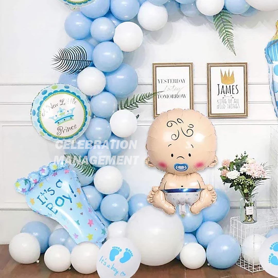 Pastel Blue Welcome Baby Decoration