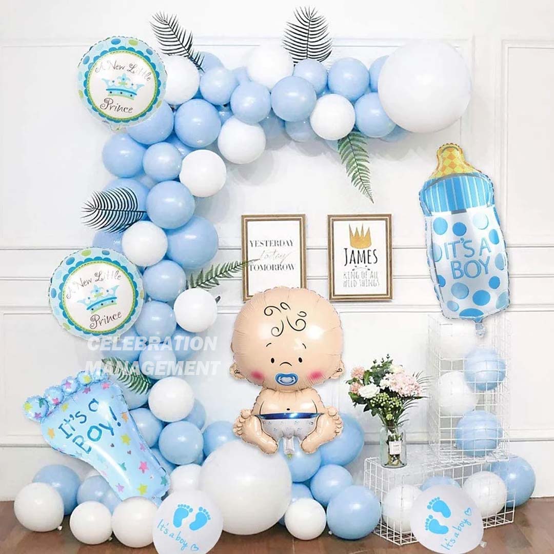 Pastel Blue Welcome Baby Decoration