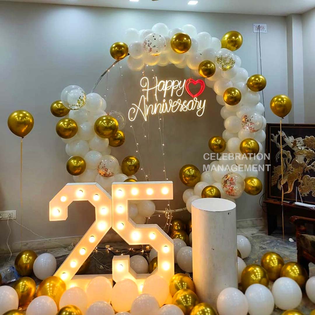 25th Anniversary Decoration