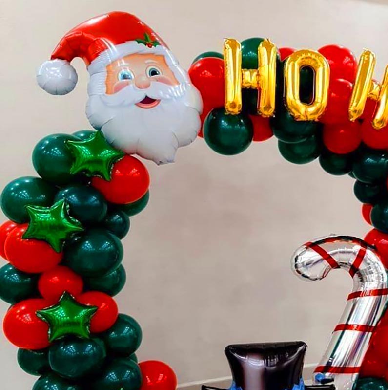 Ho Ho Ho Balloon Ring Decor