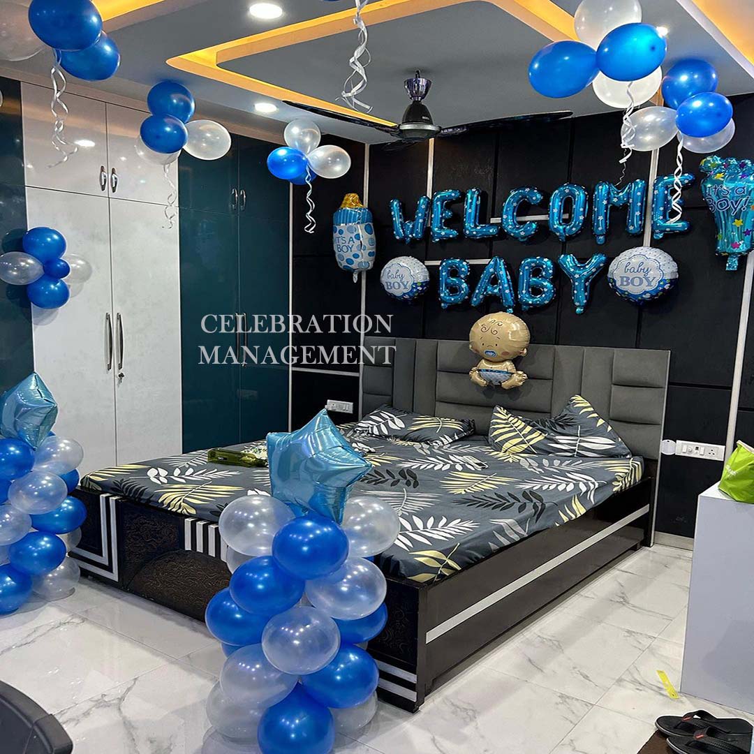 Room Decoration for Welcome Baby Boy