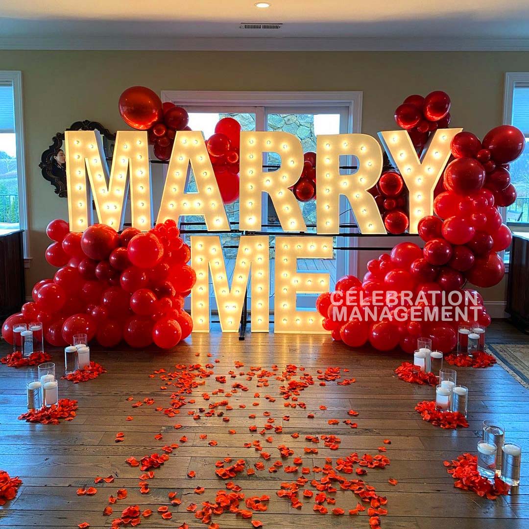 Love Proposal Decoration