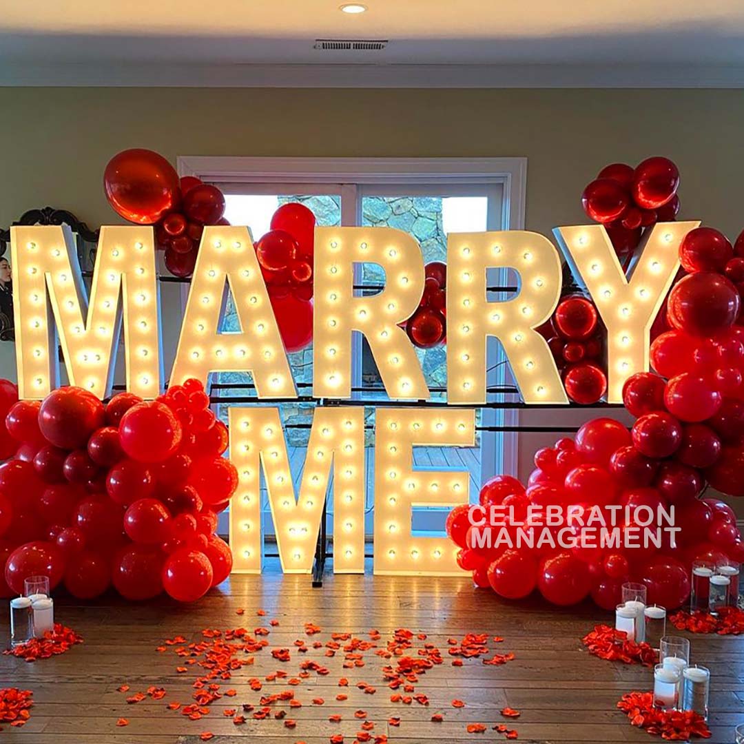 Love Proposal Decoration