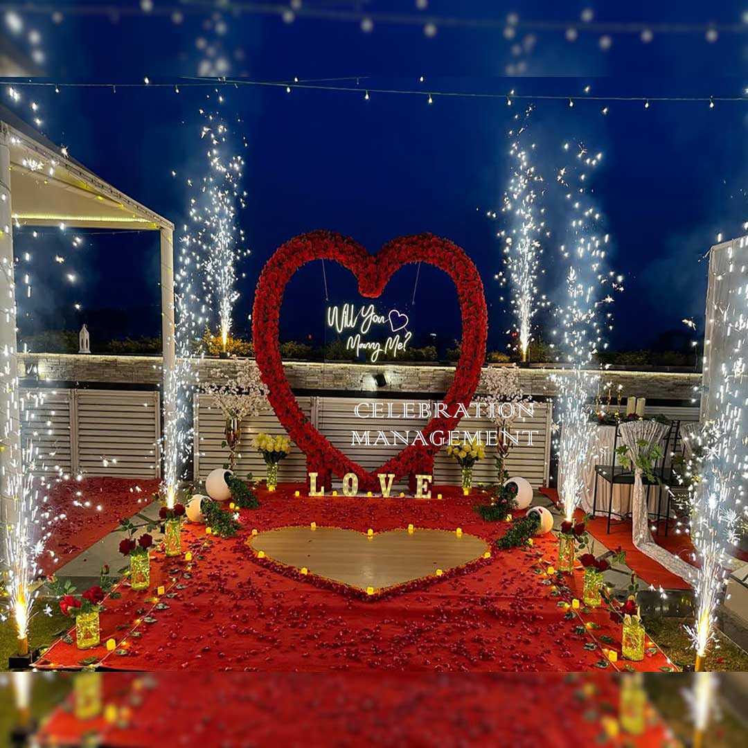 Exclusive Romantic Proposal Decoration