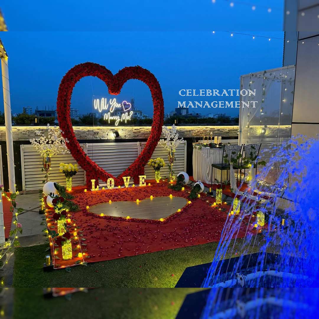 Exclusive Romantic Proposal Decoration