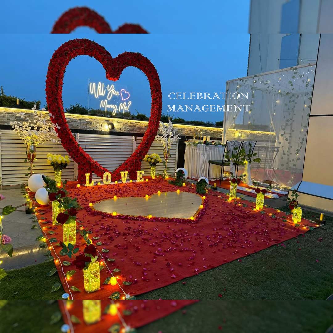 Exclusive Romantic Proposal Decoration
