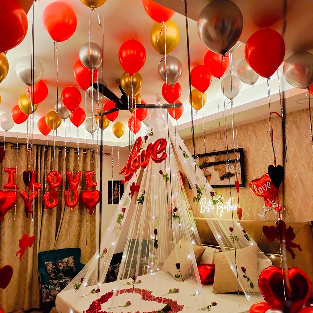 Surprise Romantic Room Decoration