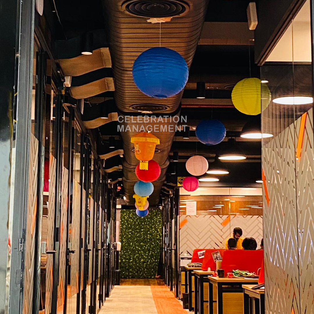 Creative Diwali Decoration in Office